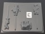 182sp Honey Bear Donkey Pig Tiger Chocolate Candy Lollipop Mold FACTORY SECOND